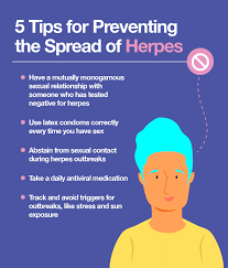 preventing the spread of herpes